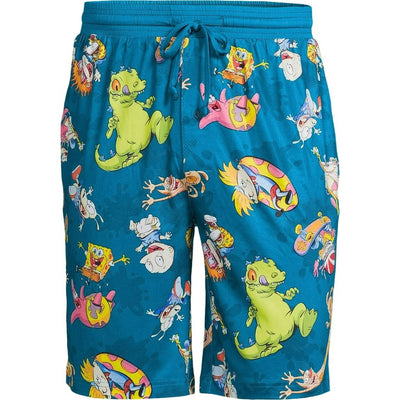 Nickelodeon Men’s 90s Sleep Pajamas – Easy Care, Soft Fabric & Classic Gang Design