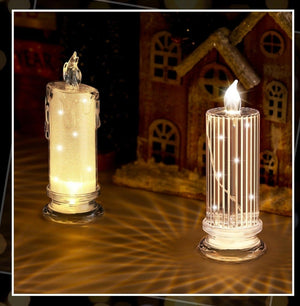 7" x 2.5" LED Pillar Candles (Set of 8)