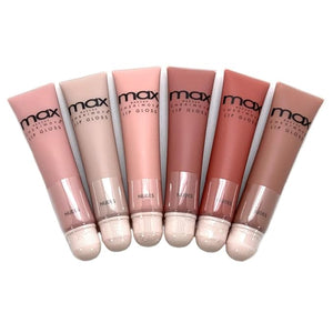 MAX Makeup Cherimoya® Lip Gloss -Set of 6 (Nudes)
