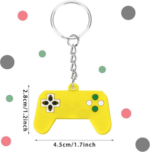 Silicone Game Controller Keychain (Assorted Color, Set of 36)