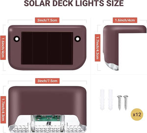 LED Solar Deck Light (Set of 12)