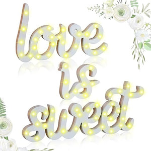 "Love Is Sweet" Table Decor Sign