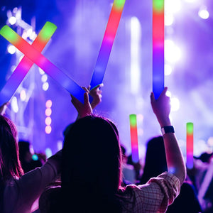 LED Foam Glow Stick, Glow-in-the-Dark Party Toy (Set of 60)