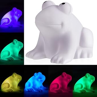 LED Color Changing Night Light for Children (Frog Shape)