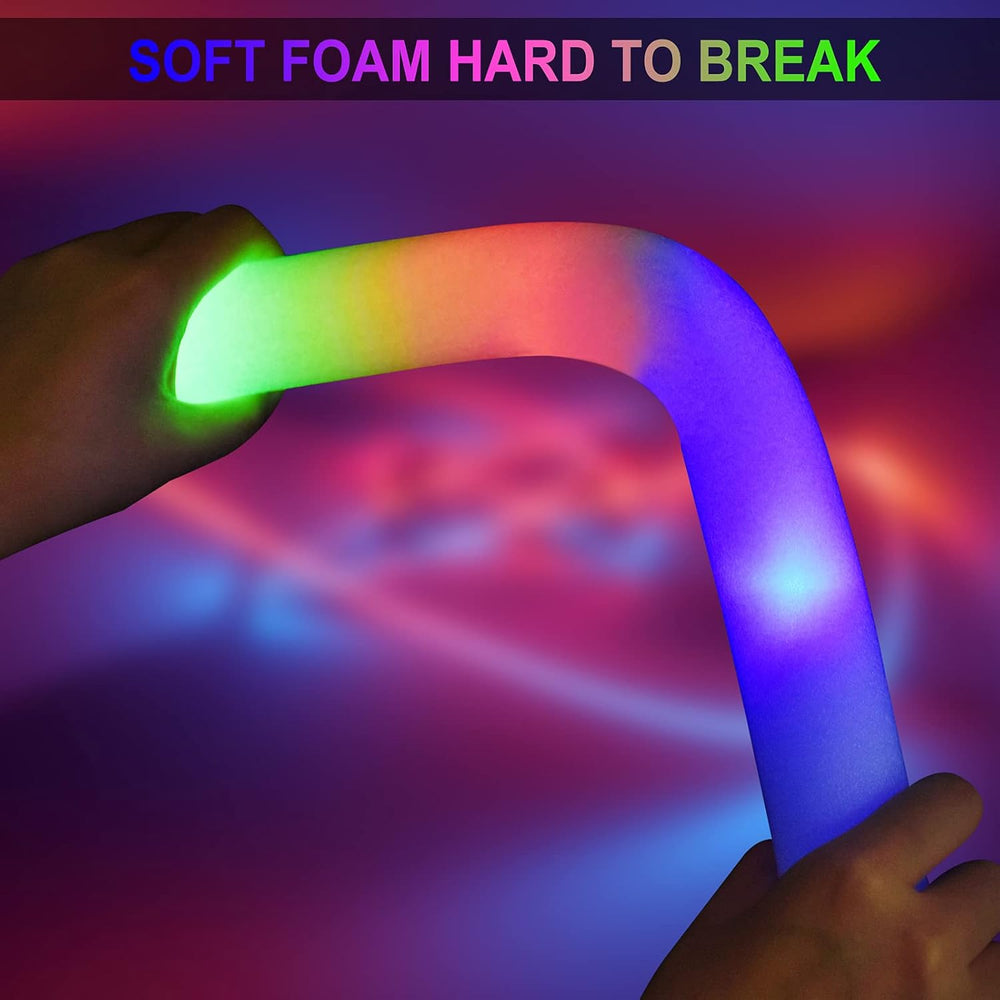 LED Foam Glow Stick, Glow-in-the-Dark Party Toy (Set of 60)