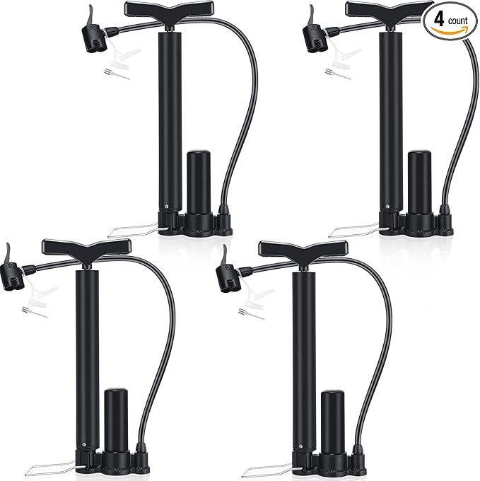 Floor Bike Pump (Set of 4)