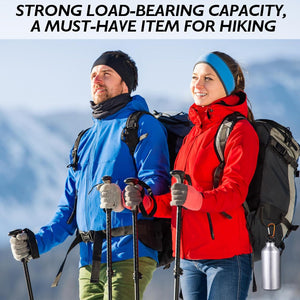 Aluminum D-Ring Clip & Keyring Set (Assorted Size/Color, Set of 140)