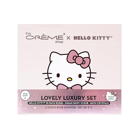 The Crème Shop x Hello Kitty Lovely Luxury Spa Set (Cocoa Rose)