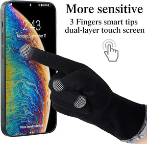 Women's Touchscreen Fleece-Lined Gloves (Pairs of 12)