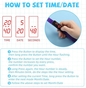 LED Digital Silicone Watch (Assorted Color, Set of 36)