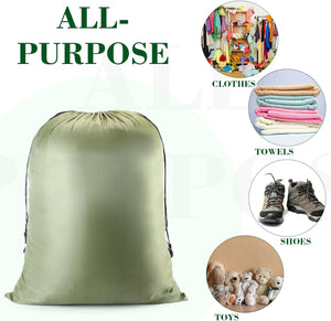 Extra Large Laundry Backpack Bag (Assorted Color, Set of 6)