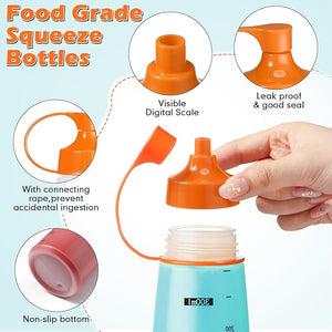 10 oz Squeeze Bottle (Set of 24)