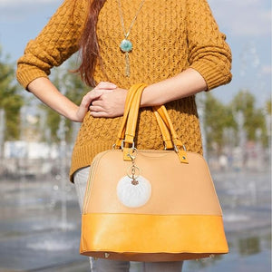 Pom Pom Keychain (Assorted Color, Set of 4)