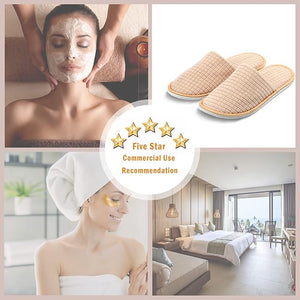 10 Pairs Non-Slip Guest Slipper