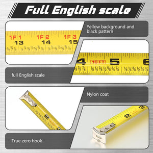 16ft Measuring Tape (Set of 20)