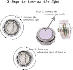 Submersible LED Floral Tea Light (Set of 48)