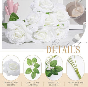 18 Bunches Artificial Rose Bouquet