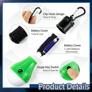 LED Lantern Bulb Light with Clip Hook (Set of 50)