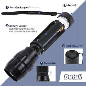 20 Pcs 4.7" LED Handheld Flashlight