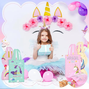 Unicorn Non-Woven Gift Bag Goodie Bag (Set of 24)