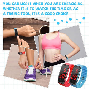 LED Digital Silicone Watch (Assorted Color, Set of 36)