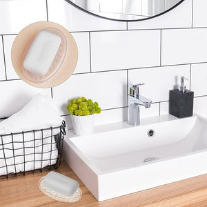 Plastic Soap Holder Soap Dish Saver (Set of 6)