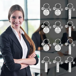 “Thank You” Keychain (Assorted Design, Set of 12)