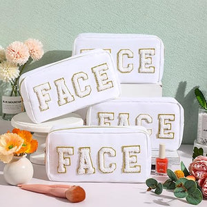 6 Pcs Nylon Makeup Bag