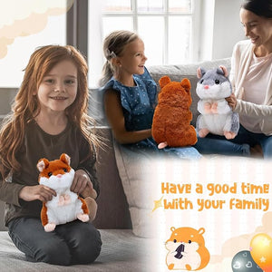 Stuffed Hamster Toy (Assorted Color, Set of 4)