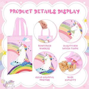 Unicorn Non-Woven Gift Bag Goodie Bag (Set of 24)