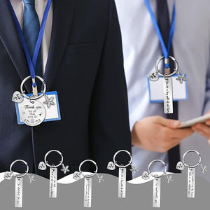 “Thank You” Keychain (Assorted Design, Set of 12)