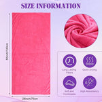 55" x 28" Microfiber Bath Towel (Assorted Color, Set of 18)