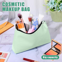PU Makeup Bag (Mint Green, Set of 12)