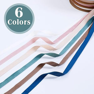 120-Yard Velvet Ribbon Set (Set of 6 Roll)