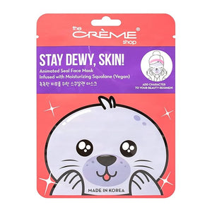 The Crème Shop Animated Face Sheet Mask - Set of 3 (Seal: Vegan Squalane)