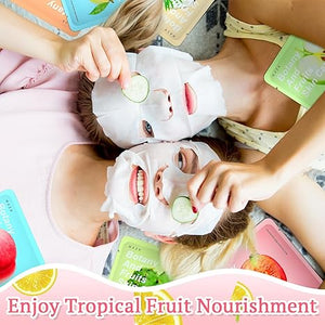 Botanical Fruit Face Sheet Mask Set (Set of 24)
