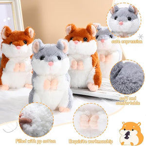 Stuffed Hamster Toy (Assorted Color, Set of 4)