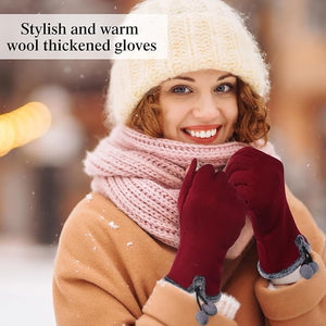 Women's Touchscreen Fleece-Lined Gloves (Pairs of 12)