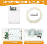 16.4 Feet 50 LED String Light (Set of 24)