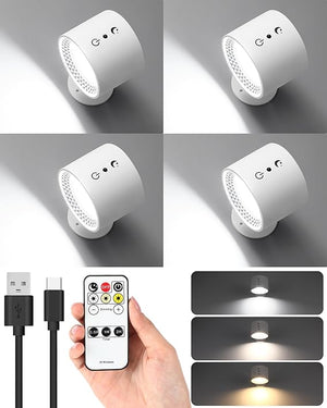 Rechargeable LED Wall Sconce (Set of 4)