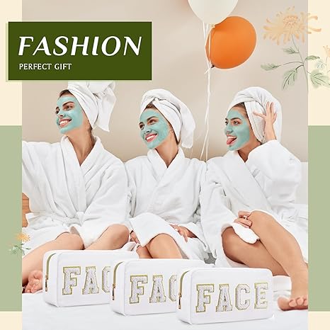 6 Pcs Nylon Makeup Bag
