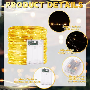 20 Feet 40 LED Fairy String Light (Set of 16)