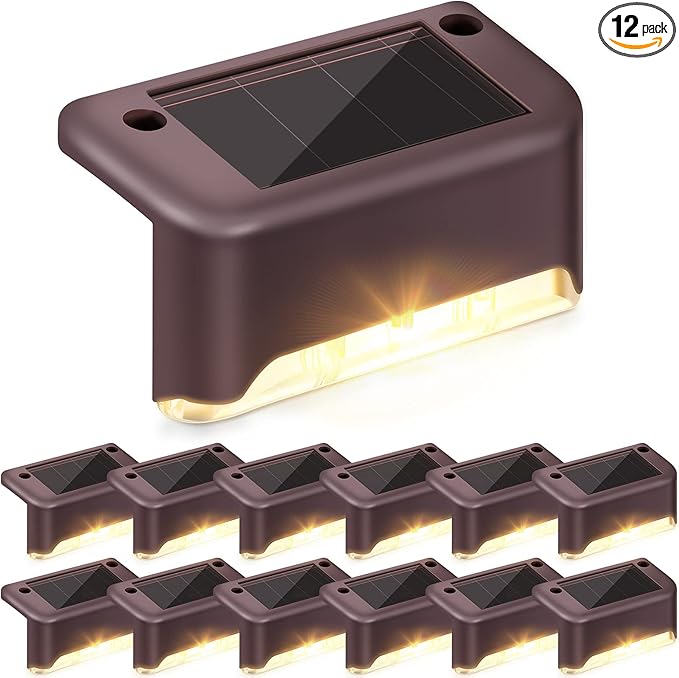 LED Solar Deck Light (Set of 12)