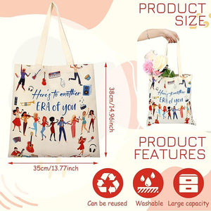 Singer Canvas Tote Bags for Music Lovers (Set of 20)