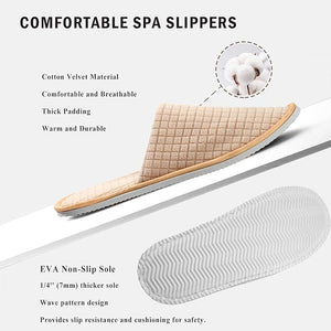 10 Pairs Non-Slip Guest Slipper
