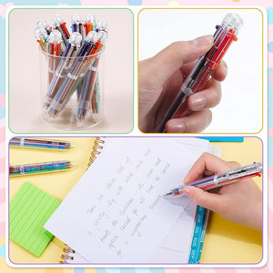 0.5 mm 6-in-1 Multicolor Ballpoint Pen (Set of 100)