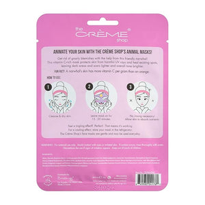The Crème Shop Animated Face Sheet Mask - Set of 3 (Narwhal: Vitamin C)