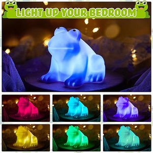 LED Color Changing Night Light for Children (Frog Shape)