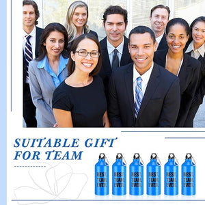 20 oz Best Team Ever Aluminum Water Bottle (Set of 8)