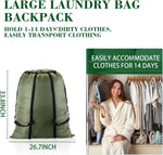 Extra Large Laundry Backpack Bag (Assorted Color, Set of 4)